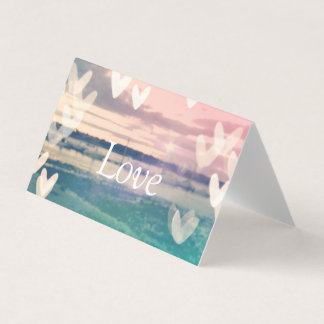 Cartões de saudação do vazio "Love"