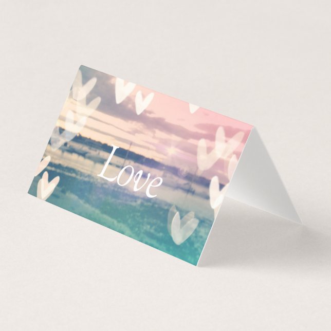 Cartões de saudação do vazio "Love" (Frente)