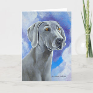 Cartões de Saudação do Weimaraner