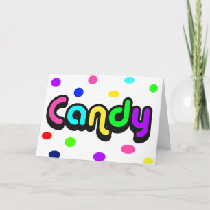 Cartões de saudação doce