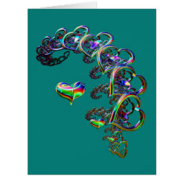 Cartões de Saudação Eetéal de Corações