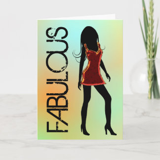 Cartões de saudação Fabulosos de Diva