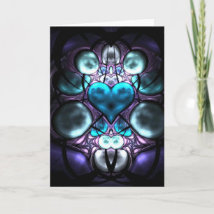 Cartões de saudação Fractal Encantados