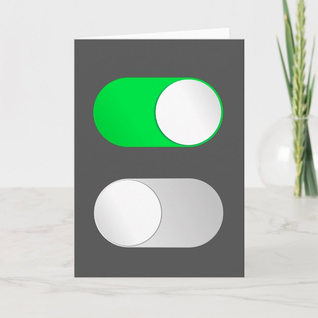 Cartões De Saudação Ligados E Desligados (Criador carregado)