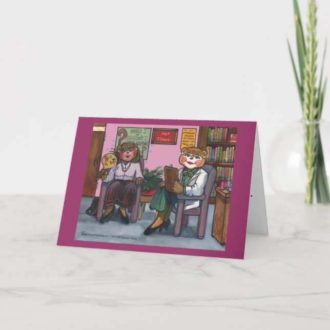 Cartões de saudação menopausa (Frente)