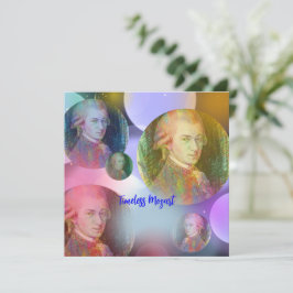 Cartões de saudação Mozart do eterno