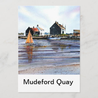 Cartões de saudação Mudeford Quay n.o1