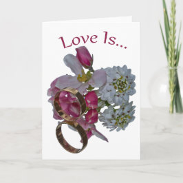 Cartões de Saudação . O amor é...