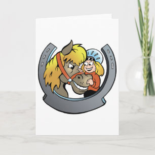 Cartões De Saudação Para Cavalos E Cavalos