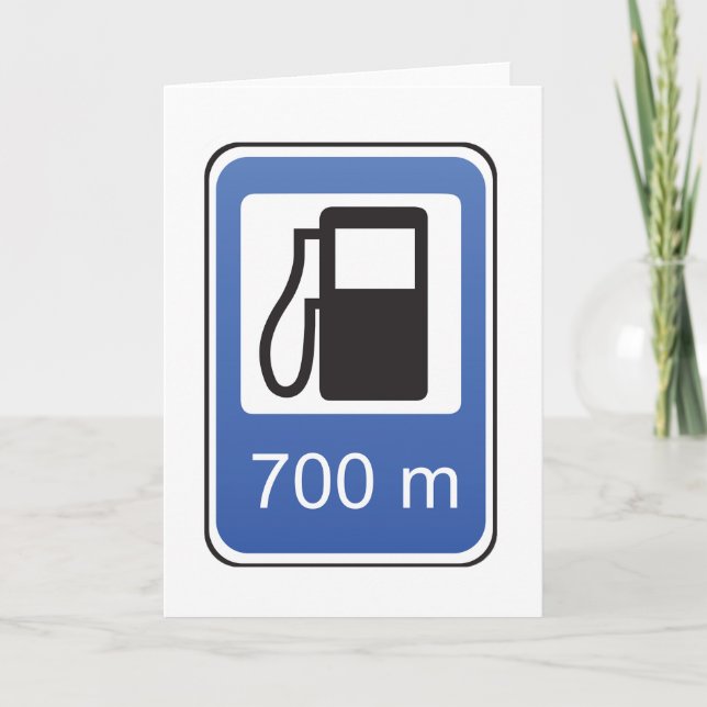 Cartões de saudação para sinais de estrada em esta (Frente)