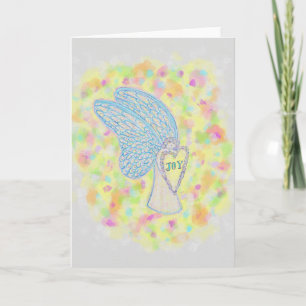 Cartões de Saudação Personalizados do Anjo do J
