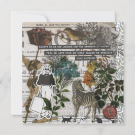 Cartões de saudação plana da Nature Wonder