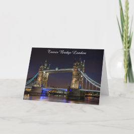 Cartões de Saudação - Ponte da Torre Londres