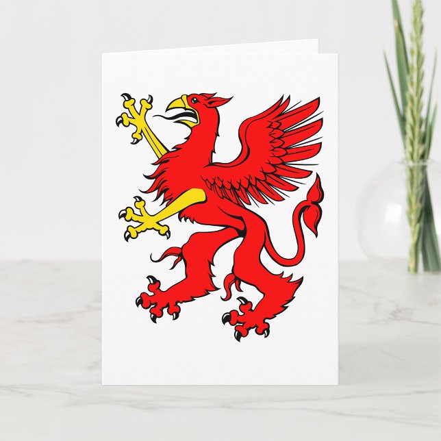 Cartões de saudação Red Griffin (Criador carregado)