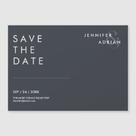 Cartões de Save the Date de Casamento Minimalista