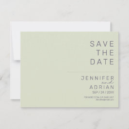 Cartões de Save the Date de Casamento Minimalistas