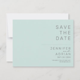 Cartões de Save the Date de Casamento Minimalistas