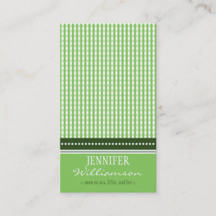 Cartões de Seleção de Mamães Gingham Personali