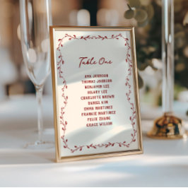 Cartões de Sentagem de Casamento Desenhado à Mão