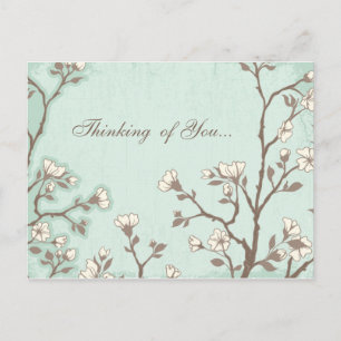 Cartões de simpatia para o jardim