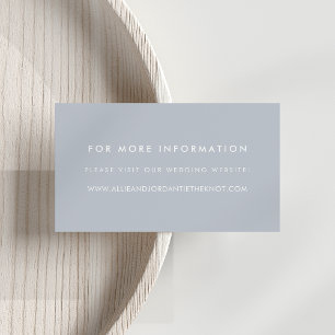 Cartões de Site de Casamento Moderno   Slate