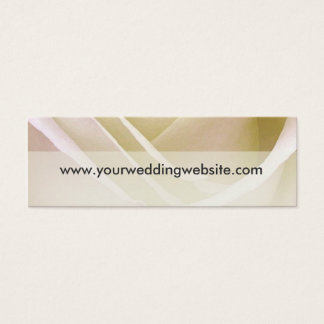 Cartões de site White Rose Wedding