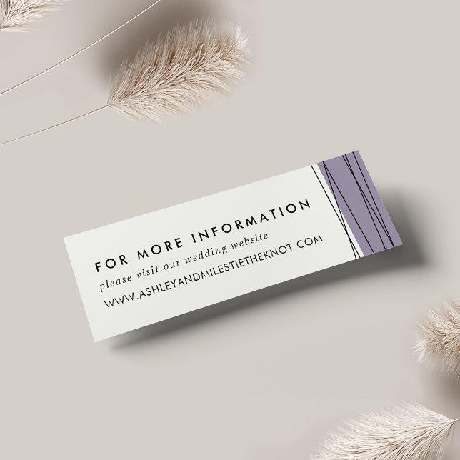 Cartões de Sites de Casamento de Linhagem | Cinza  (Criador carregado)