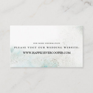 Cartões de Sítio Web de Casamento por Aquarelas de