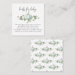 Cartões de Solicitação de Chá de fraldas de Abóbor