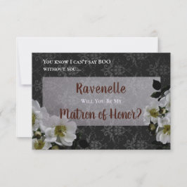 Cartões de Solicitação de Gótico Elegante da Matri