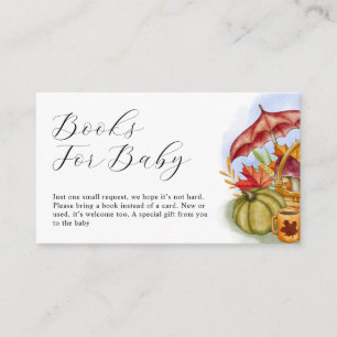 Cartões de Solicitação de Livros para Baby Shower