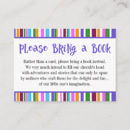 Cartões de Solicitação de Livros para Chás de Bebê