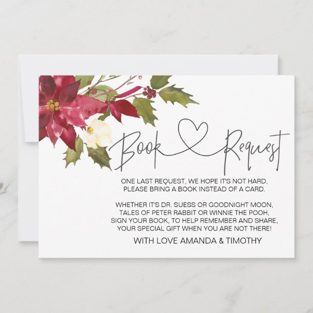 Cartões de Solicitação do Livro de Chás de fraldas (Frente)