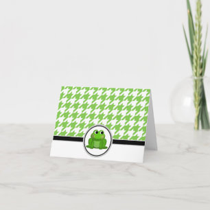 Cartões de som verde, personalizados e desagradá