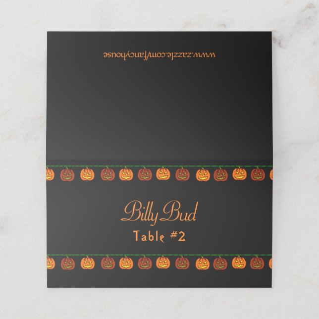 Cartões de substituição de Bombeiros do Halloween (Exterior/Desdobrado)