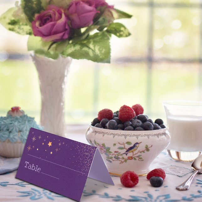 Cartões de substituição roxos Gótica Glam Quince G (Criador carregado)