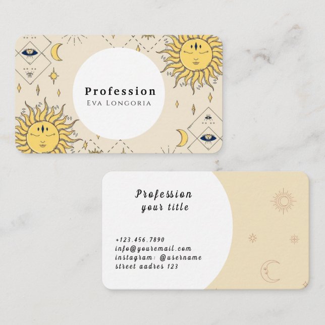 Cartões de Tarot (Frente/Verso)