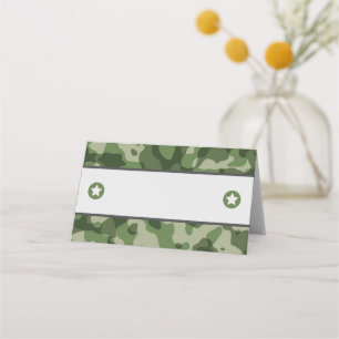 Cartões de tendas militares do Camo Army