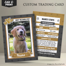 Cartões de Troca de Cachorro Personalizados, Cartã
