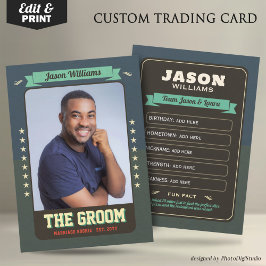 Cartões de Troca de Casamento Personalizados, Cart