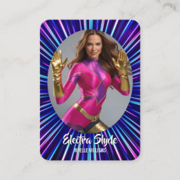 Cartões de Troca de Cosplay Neon Hero Glow Coscard