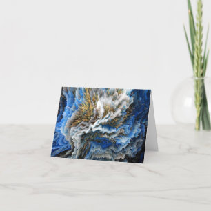 Cartões de Vazio com efeito 3D Abstrato Dourado a