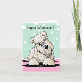 Cartões de vazio de Páscoa "Wheaten Terrier"