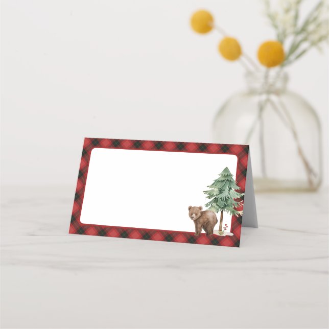 Cartões de Vazio do Partido Birthday Forest (Frente)