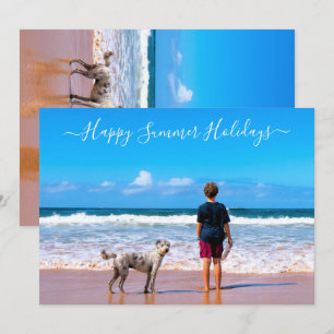 Cartões de Verão de Fotografia e Texto Personaliza