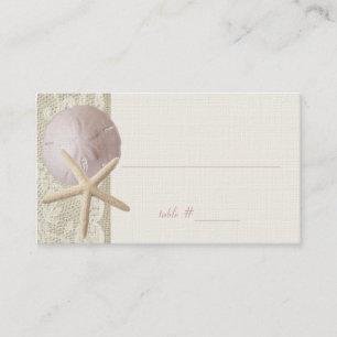 Cartões De Vintage Beach Ivory