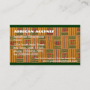 Cartões de Visita Africanos