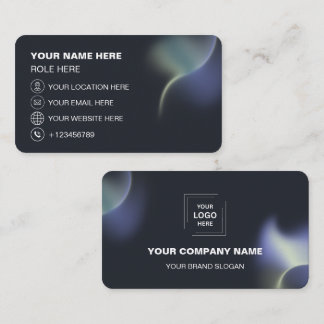 Cartões de Visita Código QR Personalizado Marca Co