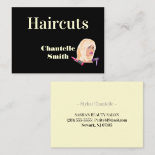 Cartões de Visita, Cortes de Cabelo de Estilista d