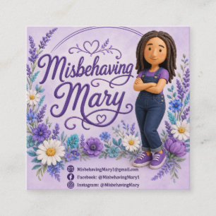 Cartões de Visita da Mary Malandra